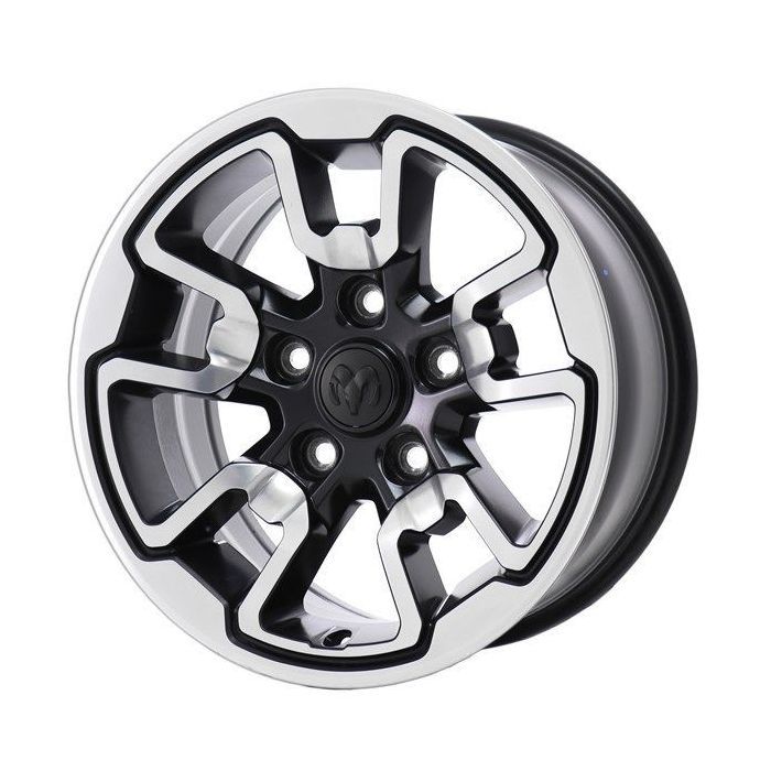 Dodge Ram 1500 Wheel Rim Machined Black 2553 Stock Factory OEM Replacement