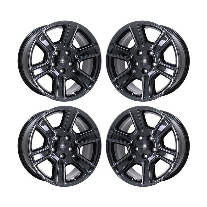 Dodge Ram 1500 Wheel Rim PVD Black Chrome 2561 Stock Factory OEM Replacement