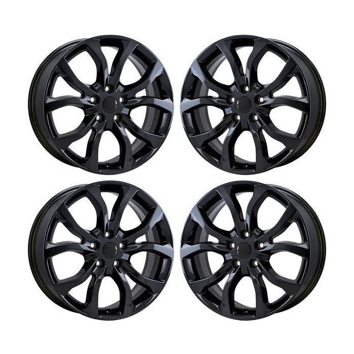 Dodge Durango Wheel Rim PVD Black Chrome 2568 Stock Factory OEM Replacement