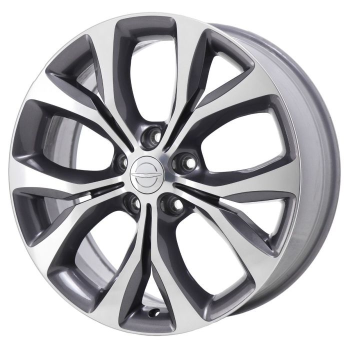Chrysler Pacifica Wheel Rim Polished Grey 2596 Stock Factory OEM Replacement
