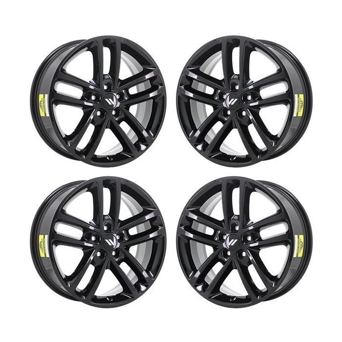 Dodge Challenger Exchange Wheels Set of 4-Exchange Rims Set of 4 Gloss Black 2637
