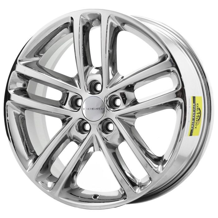 Dodge Challenger Wheel Rim PVD Bright Chrome 2637 Stock Factory OEM Replacement