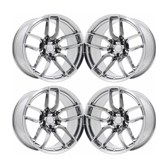 Dodge Challenger Wheel Rim PVD Bright Chrome 2641 Stock Factory OEM Replacement