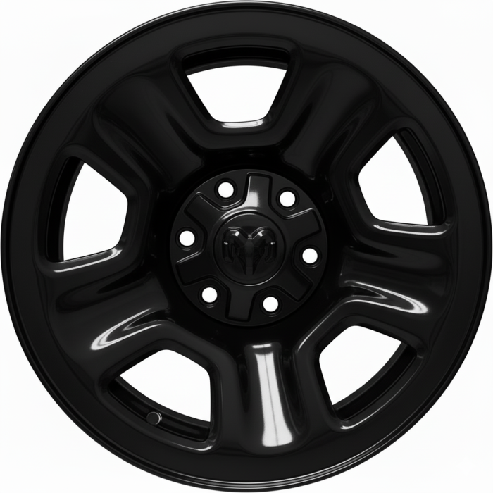 Dodge Ram 1500 Wheel Rim Black Steel 2667 Stock Factory OEM Replacement