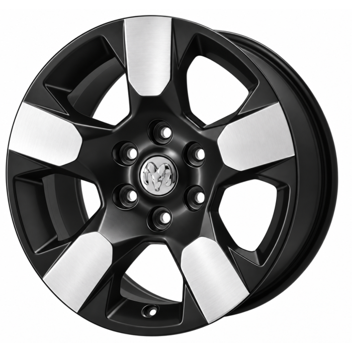 Dodge Ram 1500 Wheel Rim Machined Satin Black 2669 Stock Factory OEM Replacement