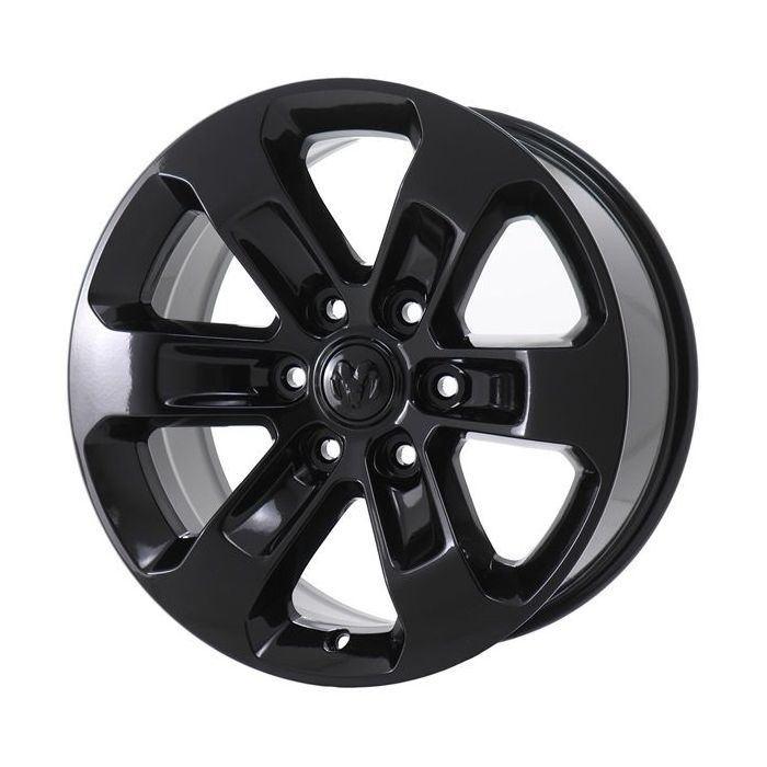 Dodge Ram 1500 Wheel Rim Gloss Black 2672 Stock Factory OEM Replacement