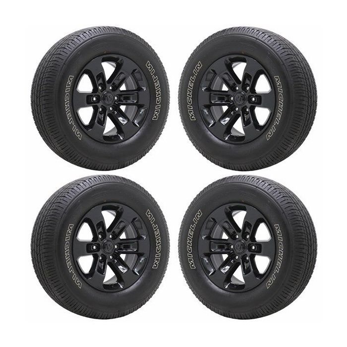 Dodge Ram 1500 Wheel and Tire Sets-Wheel and Tire Packages-Wheel & Tire Sets-Wheel & Tire Packages-Wheel and Rim Sets-Wheel and Rim Packages-Wheel & Rim Sets -Wheel & Rim Packages Gloss Black 2672