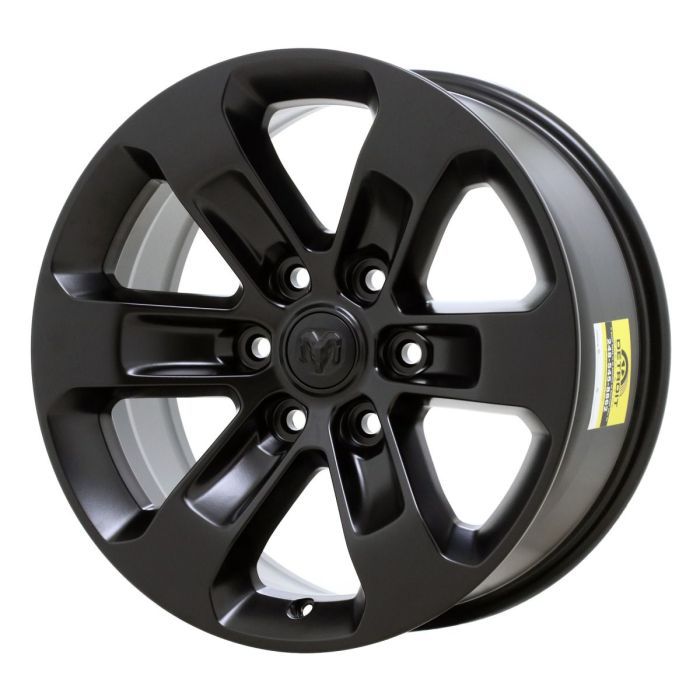 Dodge Ram 1500 Wheel Rim Satin Black 2672 Stock Factory OEM Replacement