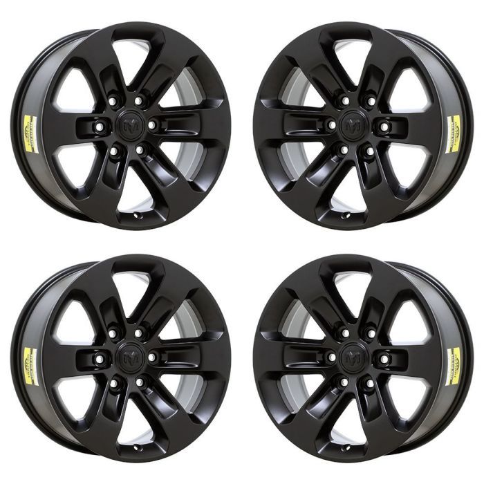 Dodge Ram 1500 Exchange Wheels Set of 4-Exchange Rims Set of 4 Satin Black 2672