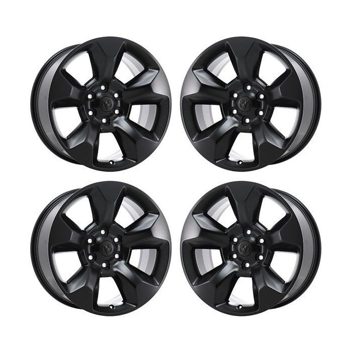 Dodge Ram 1500 Exchange Wheels Set of 4-Exchange Rims Set of 4 Satin Black 2675