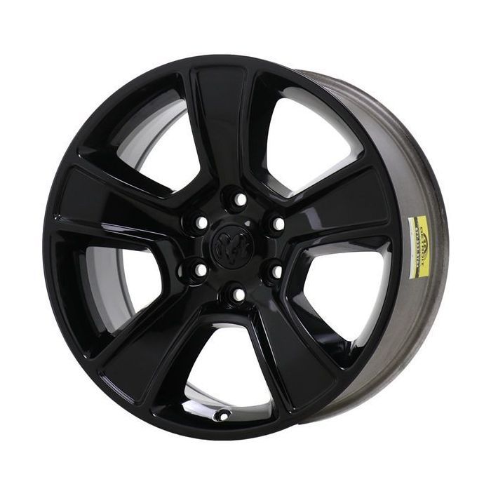 Dodge Ram 1500 Wheel Rim Gloss Black 2676 Stock Factory OEM Replacement