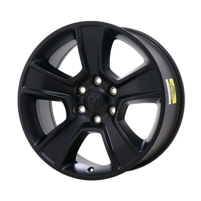 Dodge Ram 1500 Wheel Rim Satin Black 2676 Stock Factory OEM Replacement