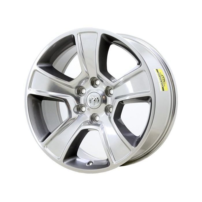 Dodge Ram 1500 Wheel Rim Polished Grey 2676 Stock Factory OEM Replacement