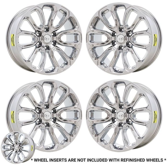 Dodge Ram 1500 Wheel Rim PVD Bright Chrome 2677 Stock Factory OEM Replacement