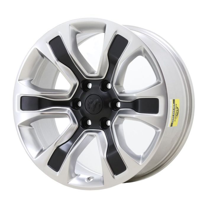 Dodge Ram 1500 Wheel Rim Polished Black 2678 Stock Factory OEM Replacement