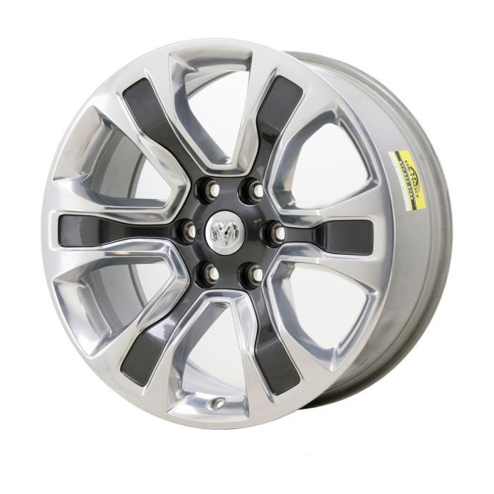 Dodge Ram 1500 Wheel Rim Polished Grey 2678 Stock Factory OEM Replacement