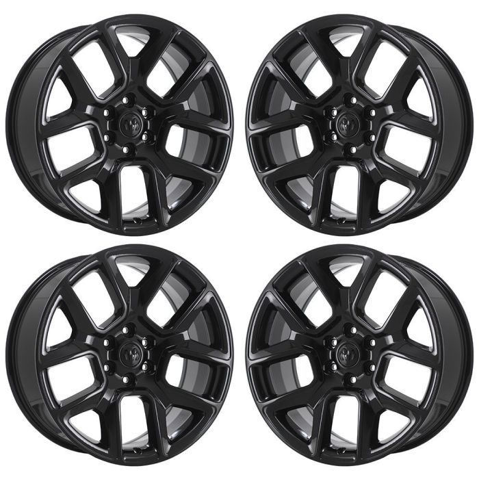 Dodge Ram 1500 Exchange Wheels Set of 4-Exchange Rims Set of 4 Gloss Black 2684