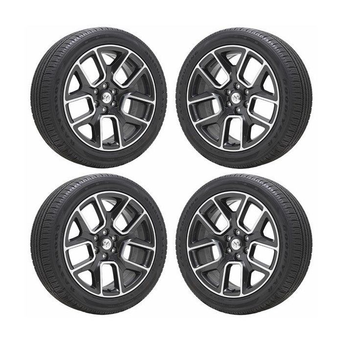 Dodge Ram 1500 Wheel and Tire Sets-Wheel and Tire Packages-Wheel & Tire Sets-Wheel & Tire Packages-Wheel and Rim Sets-Wheel and Rim Packages-Wheel & Rim Sets -Wheel & Rim Packages Polished Grey 2684