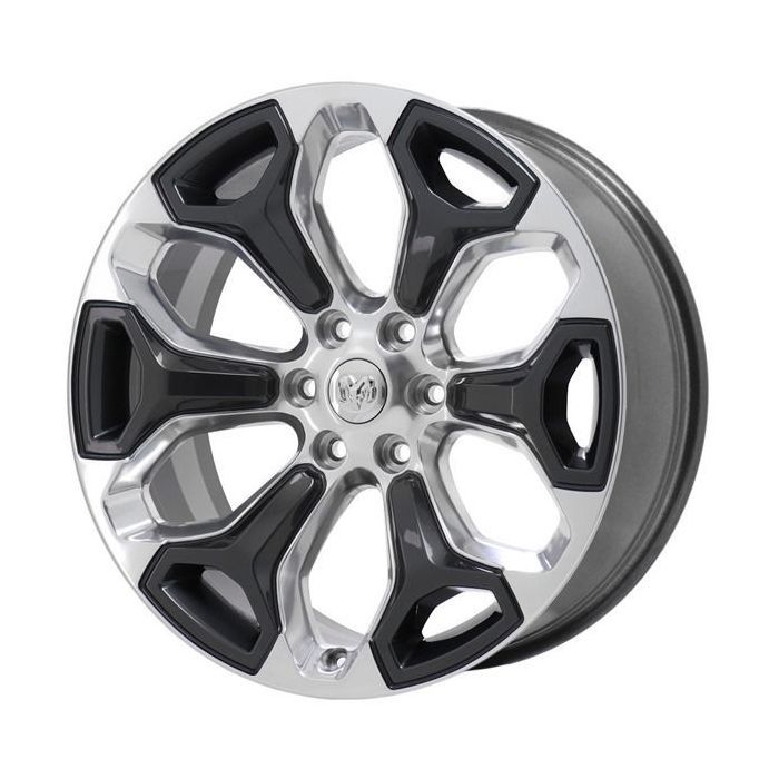 Dodge Ram 1500 Wheel Rim Polished Grey 2685 Stock Factory OEM Replacement