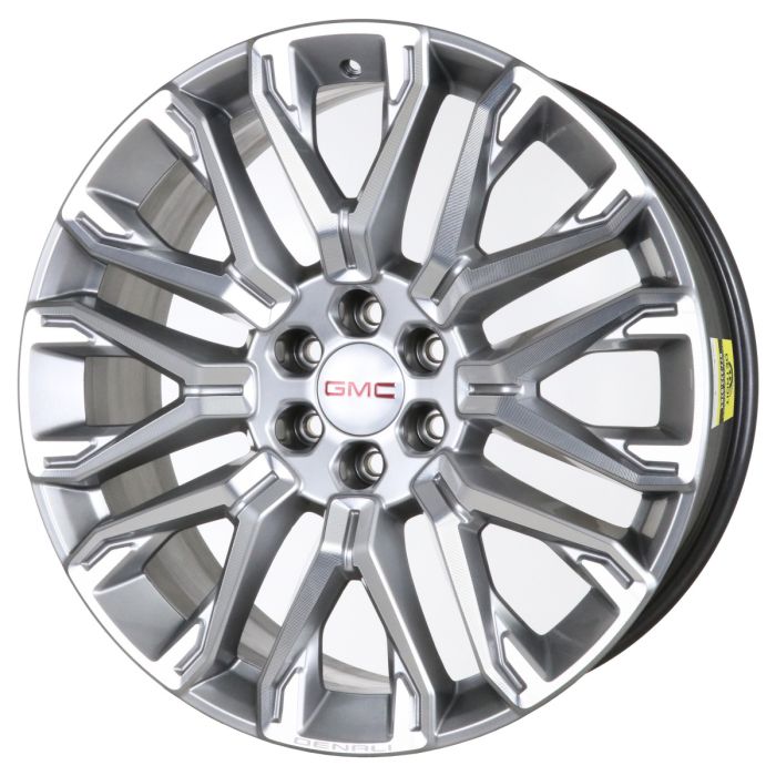 GMC Yukon Wheel Rim Machined Silver 26YUKON-DENALI24 Stock Factory OEM Replacement