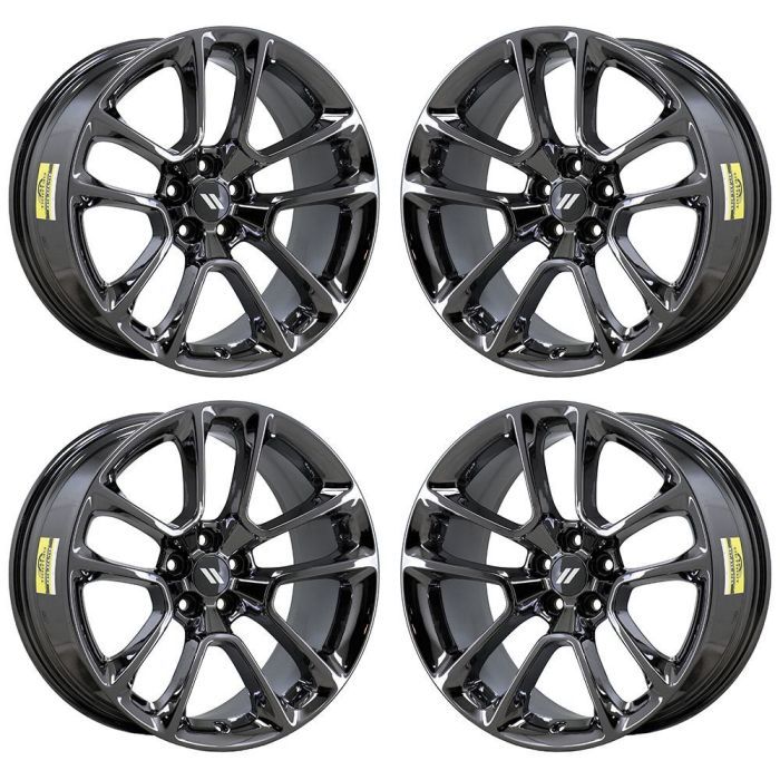 DODGE CHALLENGER Wheel Rim PVD Black Chrome 2713 Stock Factory OEM Replacement