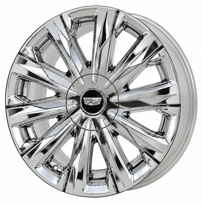 Cadillac Escalade Wheel Rim PVD Bright Chrome 27ESCALADE24 Stock Factory OEM Replacement