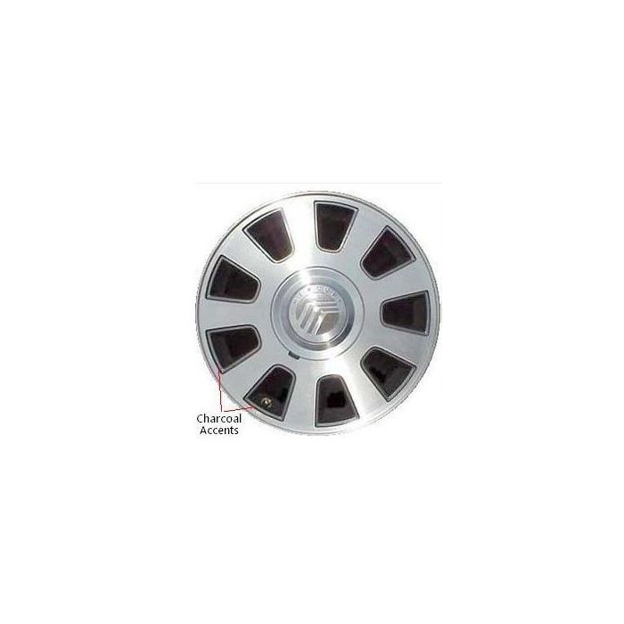 Mercury Grand Marquis Wheel Rim Machined Grey 3496 Stock Factory OEM Replacement