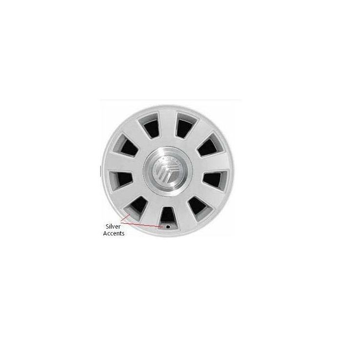 Mercury Grand Marquis Wheel Rim Machined Silver 3496 Stock Factory OEM Replacement