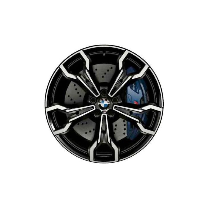 BMW X3m Wheel Rim Machined Black 86560 (R) Stock Factory OEM Replacement