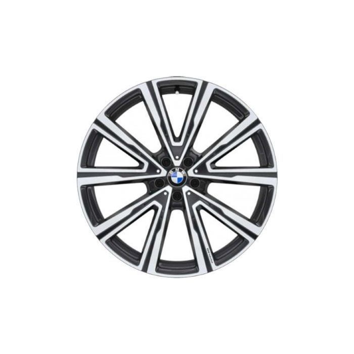 BMW X5 Wheel Rim Machined Charcoal 86472 (R) Stock Factory OEM Replacement