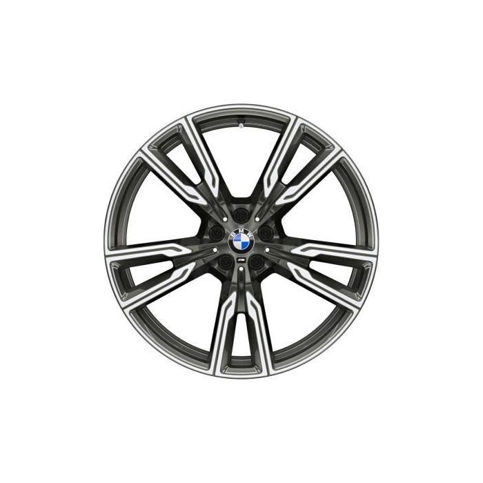 BMW X5 Wheel Rim Machined Grey ALYCC032 (R) Stock Factory OEM Replacement