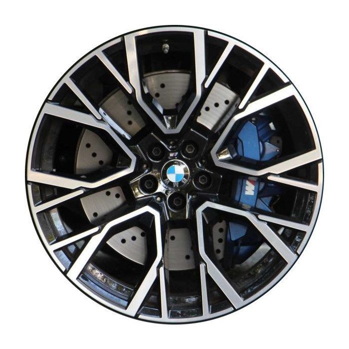 BMW X5 Wheel Rim Machined Black 86244 (F) Stock Factory OEM Replacement
