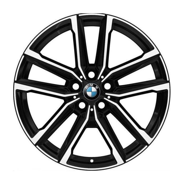BMW 230i Wheel Rim Machined Black 86156 (F) Stock Factory OEM Replacement