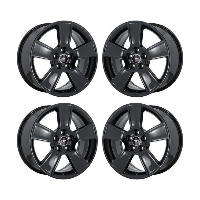 Ford Mustang Wheel Rim PVD Black Chrome 3647 Stock Factory OEM Replacement