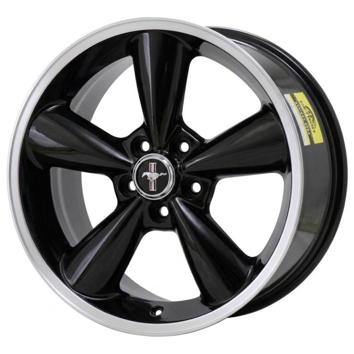 Ford Mustang Wheel Rim Machined Lip Black 3648 Stock Factory OEM Replacement