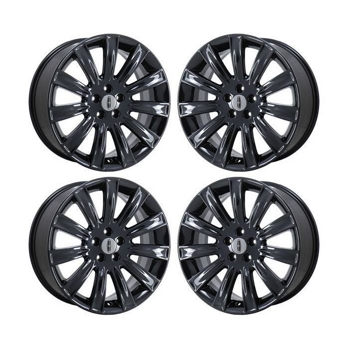 Lincoln MKS Wheel Rim PVD Black Chrome 3764 Stock Factory OEM Replacement