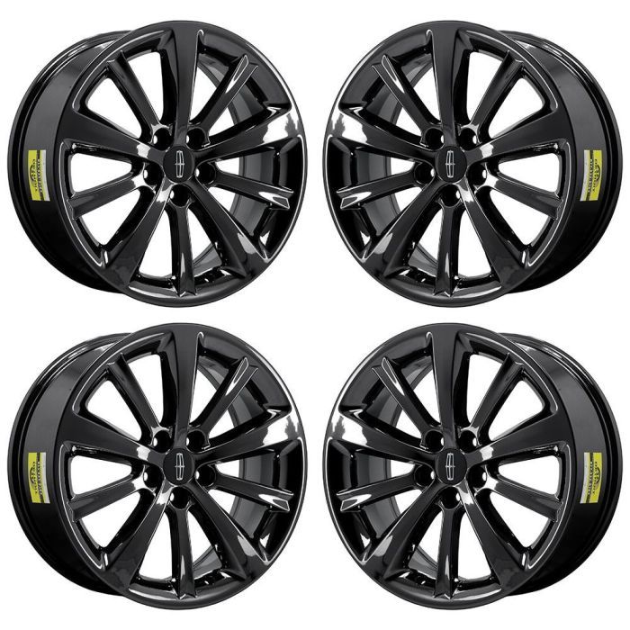 Lincoln MKS Wheel Rim PVD Black Chrome 3766 Stock Factory OEM Replacement