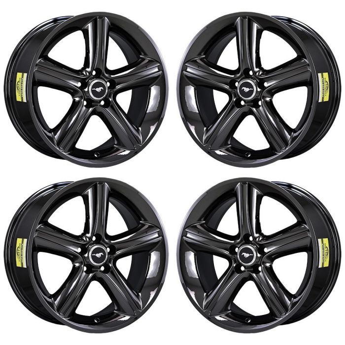 Ford Mustang Wheel Rim PVD Black Chrome 3812 Stock Factory OEM Replacement