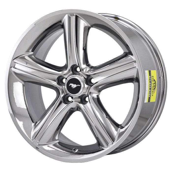 Ford Mustang Wheel Rim PVD Bright Chrome 3812 Stock Factory OEM Replacement