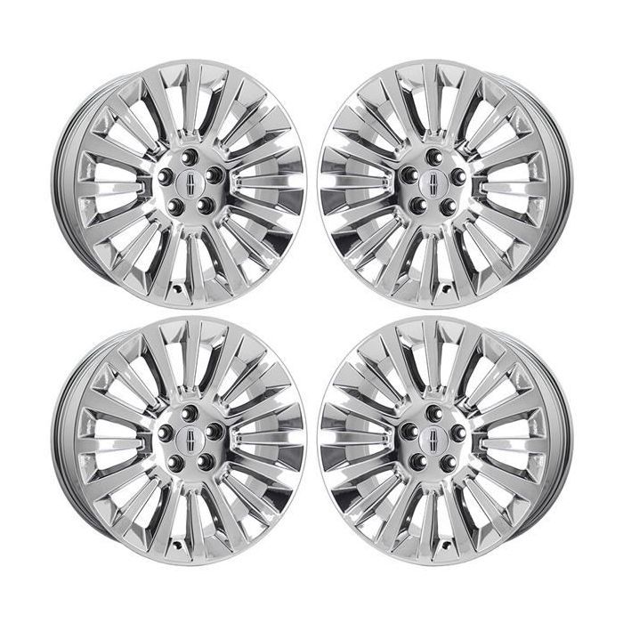 Lincoln MKT Wheel Rim PVD Bright Chrome 3823 Stock Factory OEM Replacement