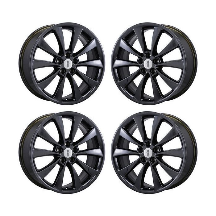 Lincoln MKS Wheel Rim PVD Black Chrome 3824 Stock Factory OEM Replacement