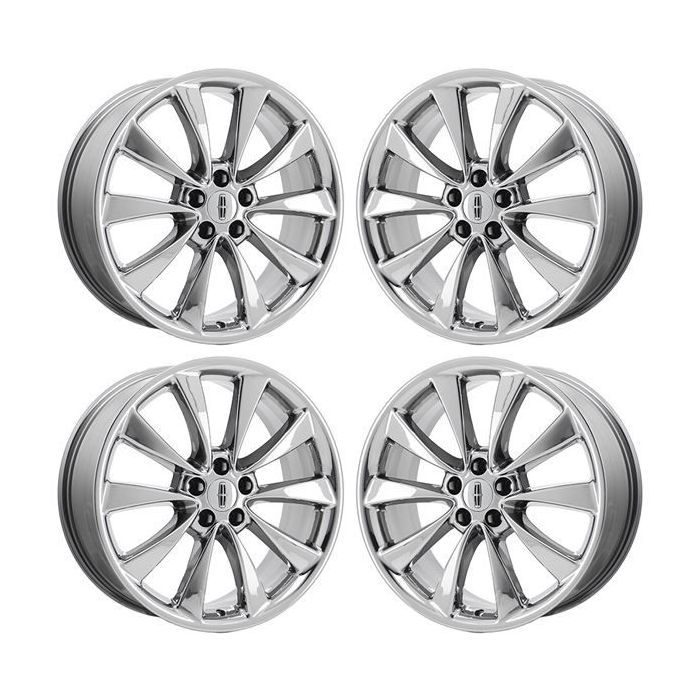 Lincoln MKS Wheel Rim PVD Bright Chrome 3824 Stock Factory OEM Replacement