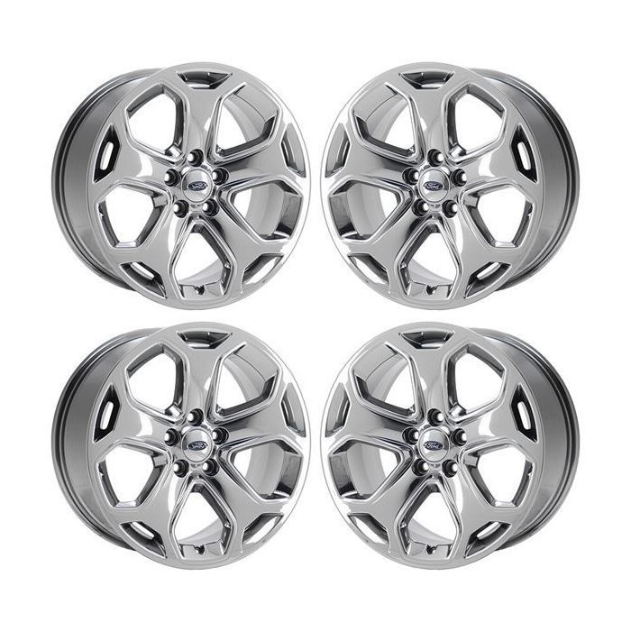 Ford Edge Wheel Rim PVD Bright Chrome 3848 Stock Factory OEM Replacement