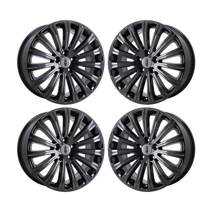 Lincoln MKX Wheel Rim PVD Black Chrome 3851 Stock Factory OEM Replacement