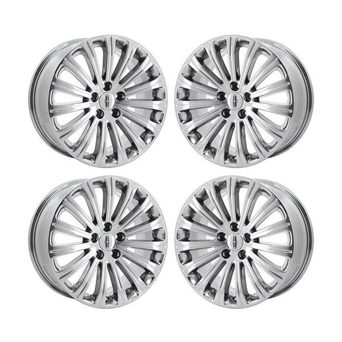 Lincoln MKX Wheel Rim PVD Bright Chrome 3851 Stock Factory OEM Replacement