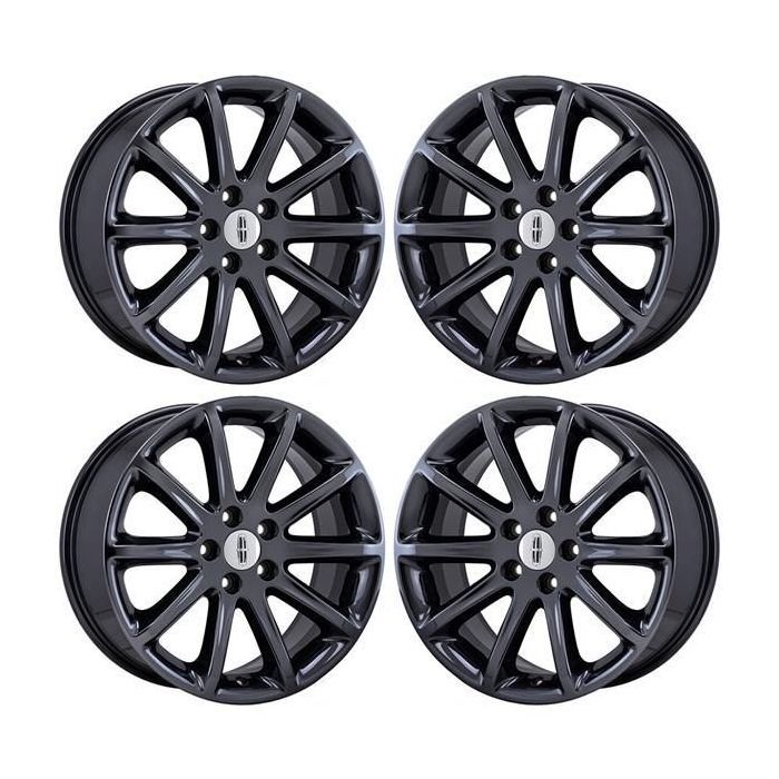 Lincoln MKX Wheel Rim PVD Black Chrome 3852 Stock Factory OEM Replacement