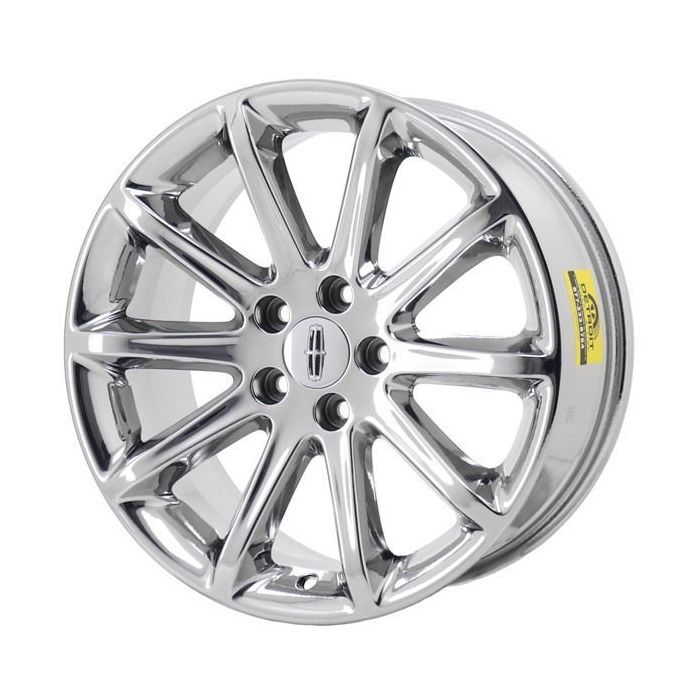 Lincoln MKX Wheel Rim PVD Bright Chrome 3852 Stock Factory OEM Replacement