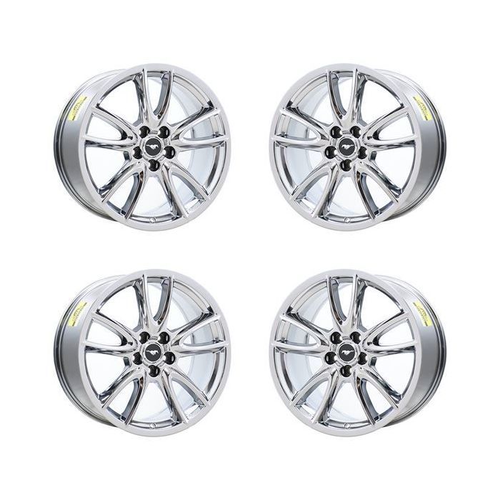 Ford Mustang Wheel Rim PVD Bright Chrome 3862 Stock Factory OEM Replacement