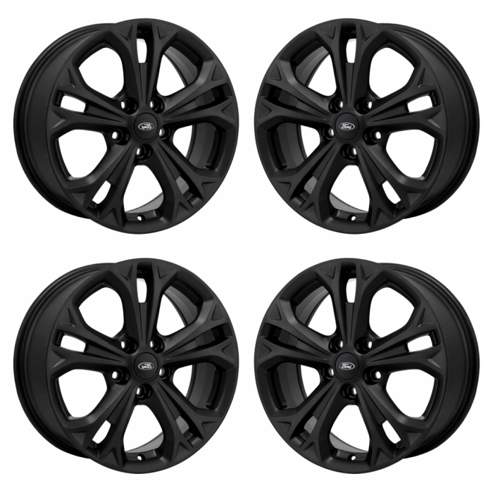 Ford Fusion Exchange Wheels Set of 4-Exchange Rims Set of 4 Satin Black 3871