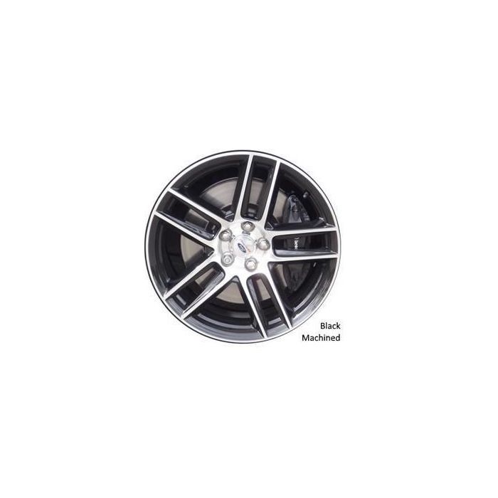 Ford Mustang Wheel Rim Machined Black 3890 (R) Stock Factory OEM Replacement